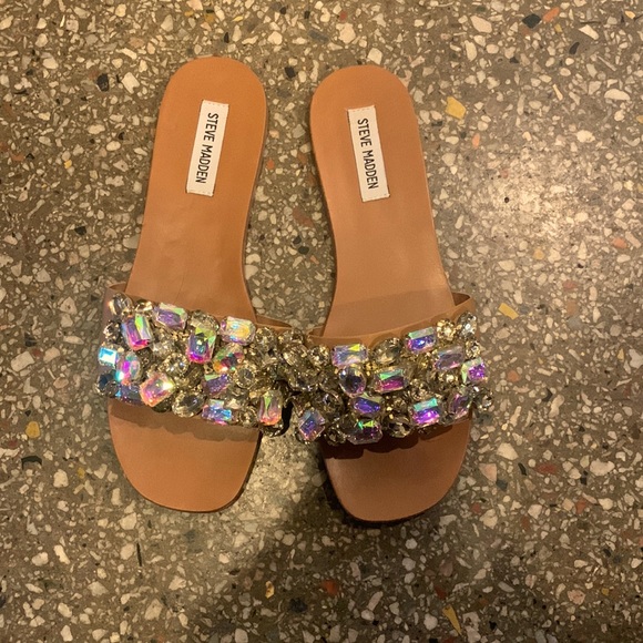 Steve Madden Shoes - Steve Madden Jewel Flat Briele Sandals size 8.5